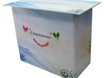 WeightWatchers Satisfaction counter with soft watercolour artwork across the top and sides