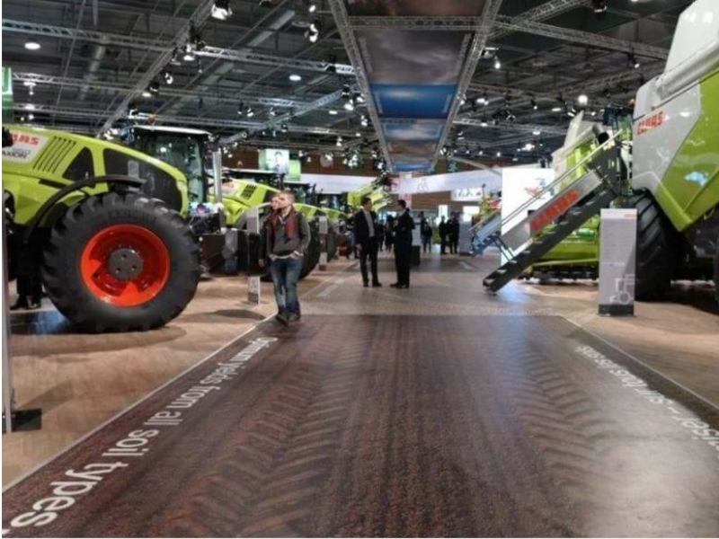 Printed floor vinyl