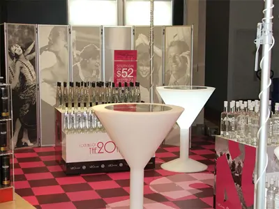 Retail Display with Lighting