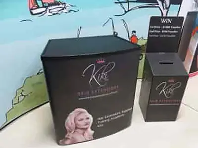 Superlight Sales Table and Entry Box