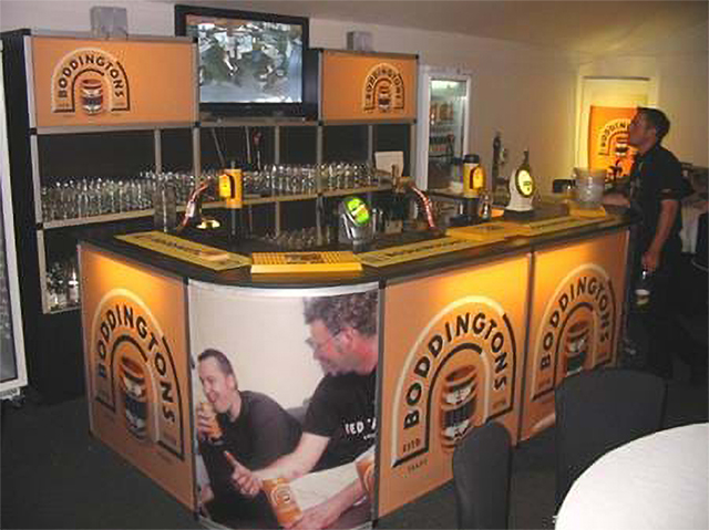 Experiential Bar Experience with Custom Lighting