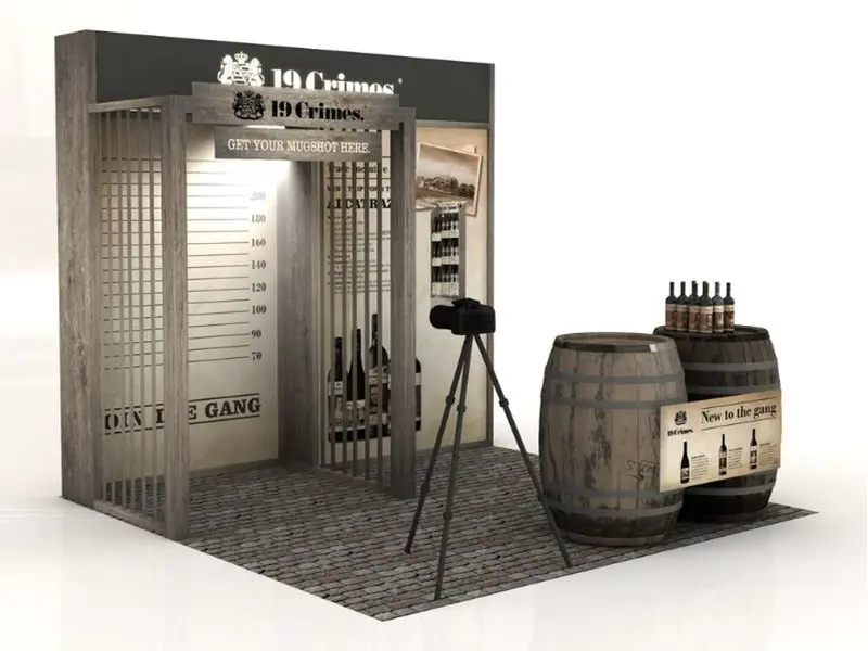 6m X 3m Exhibition Stand 19 Crimes