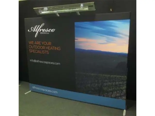 Superwall Backdrop Banner with Custom Stand