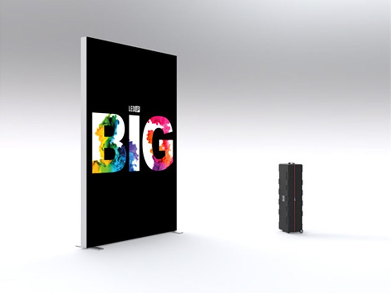 2 metre lightbox Brandframe with carry case