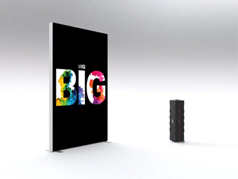 2 metre lightbox Brandframe with carry case