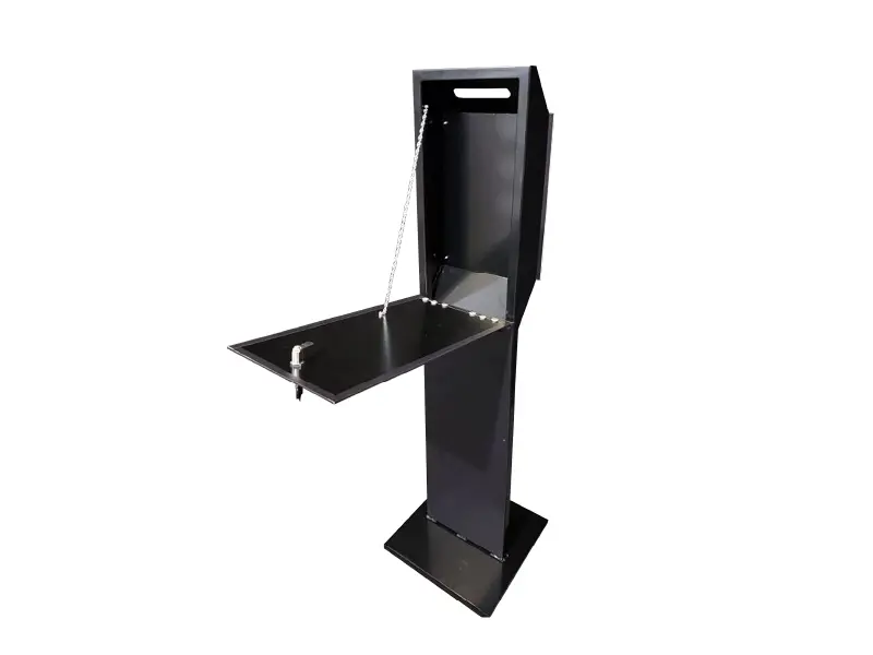 Express check out stand - open