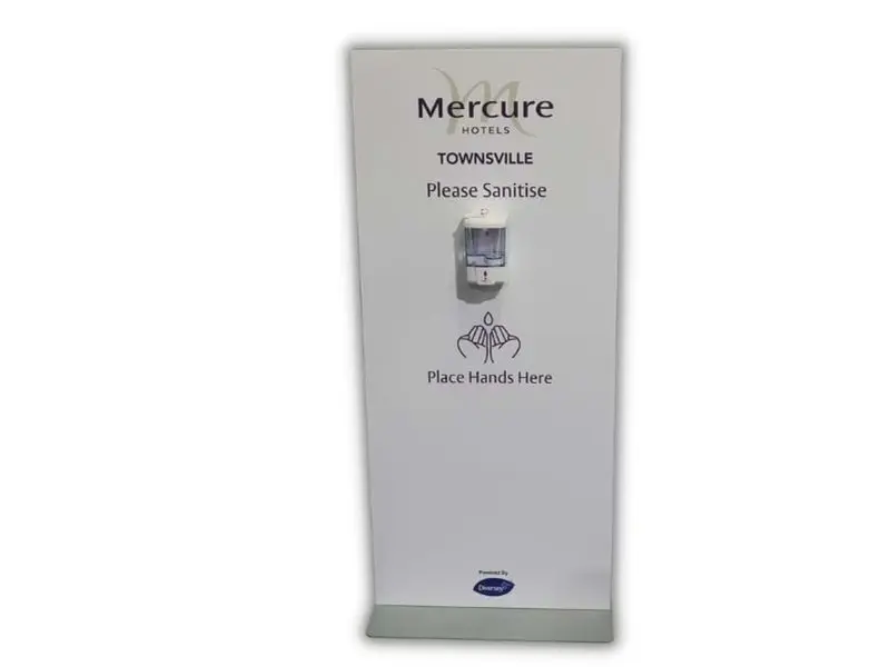 Hand Sanitiser Backdrop