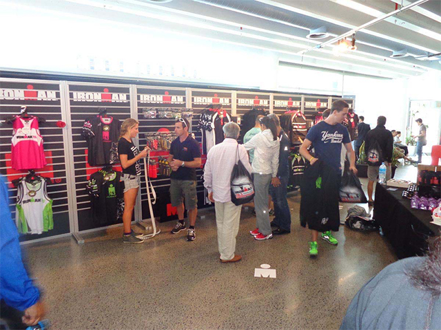 Merchandise Sales at Ironman Event