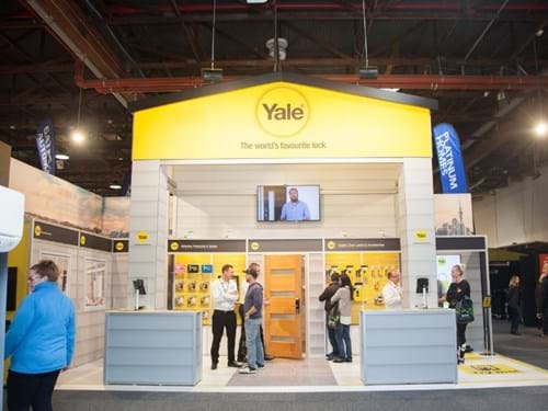 Yale exhibition stand