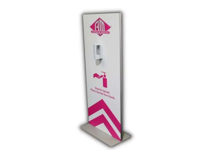 Hand Sanitiser Wall