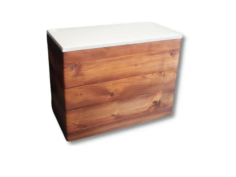 Most popular: white table top with interchangeable graphic wrap