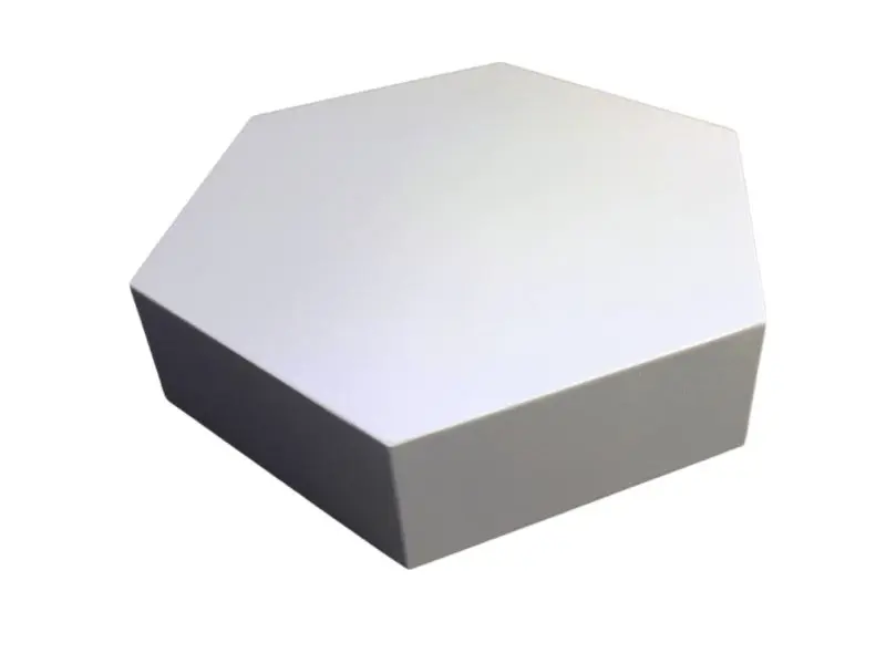 Hexagonal plinth