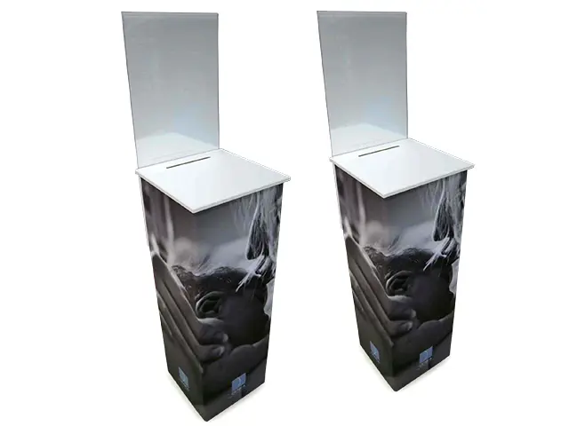 Entry Box with Flat Writing Surface