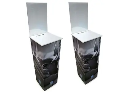 Entry Box with Flat Writing Surface