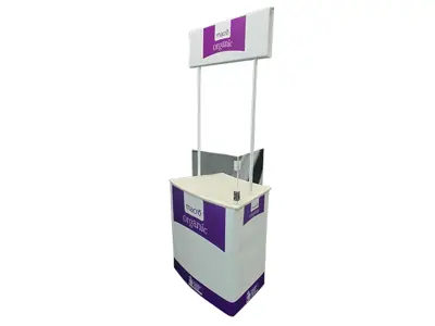Demo Table with Splash Guard