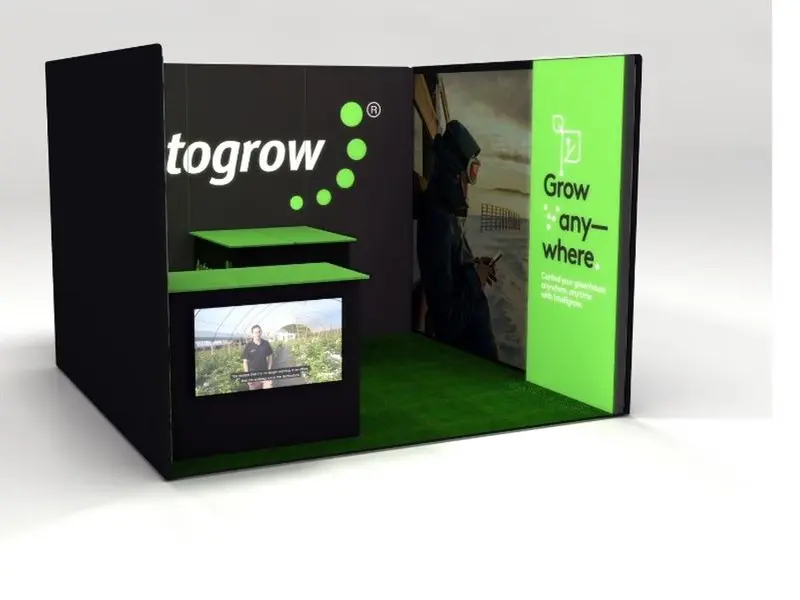 6m X 3m Exhibition Stand Autogrow