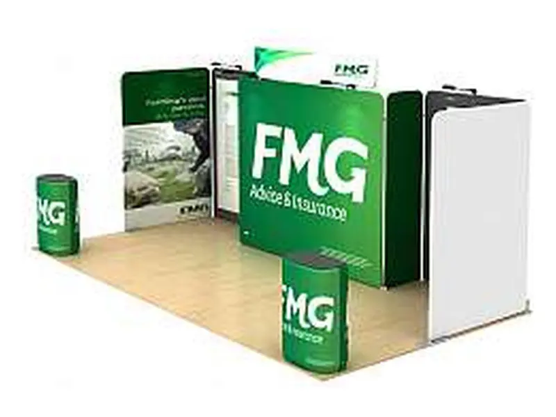 Custom portable display