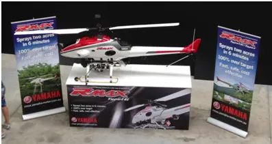Yamaha Helicopter Display
