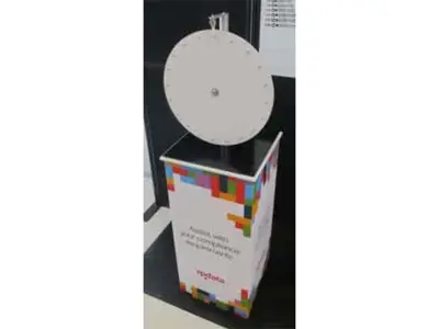 Game Wheel on Plinth Stand