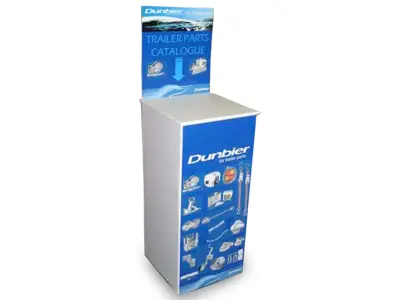 Freestanding Competition Box with Header Board