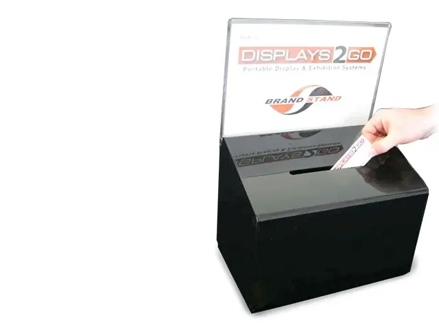 Acrylic Entry Box in Black