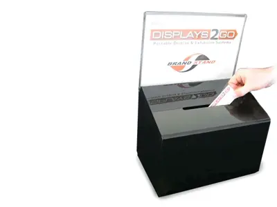 Acrylic Entry Box in Black