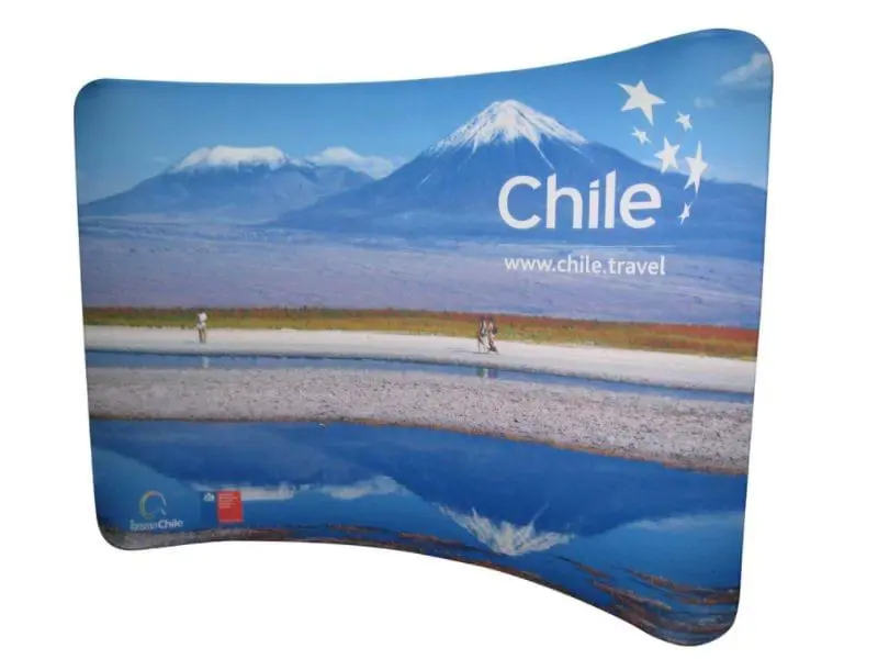 3m width curved SuperWall display wall
