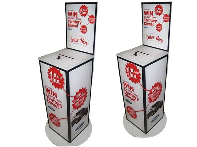 Competiton Entry Box for Cruise Ships