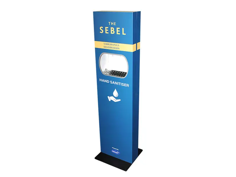 Hand sanitiser stations