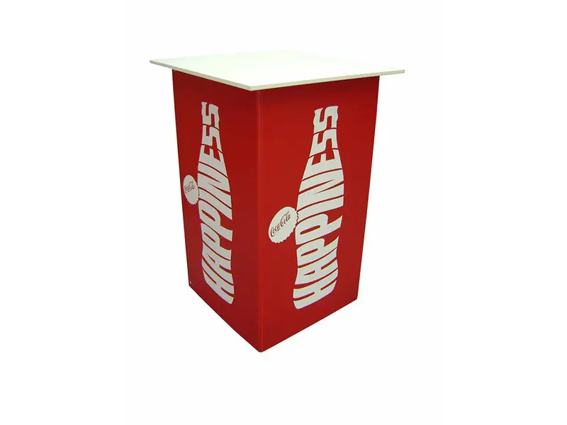  Most popular: white table with interchangeable graphic wrap
