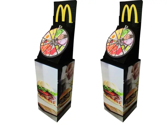 Plinth and Prize Wheel
